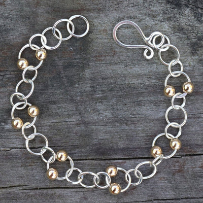 Double Beads Circle Chain Bracelet 227
