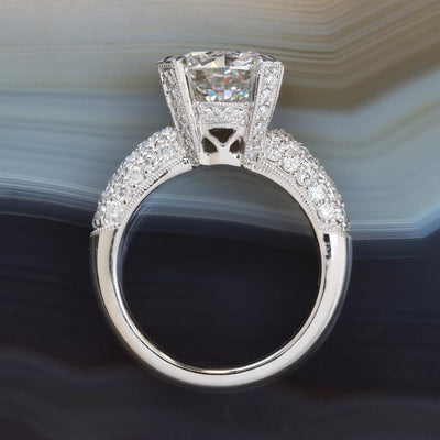Outshine Lab Grown Diamond Engagement Ring (3.54ctw) in 14k White Gold