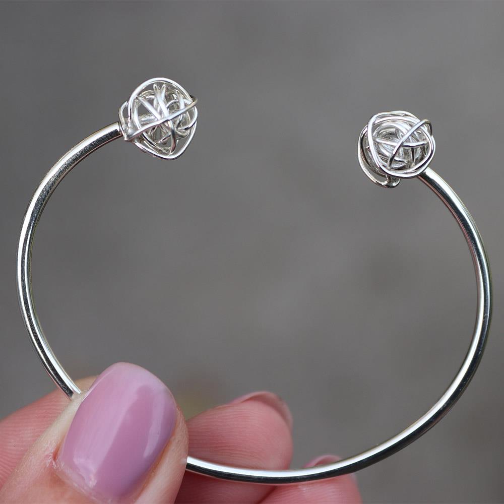 Peter James Tangled Web Cuff Bracelet in Two Tone