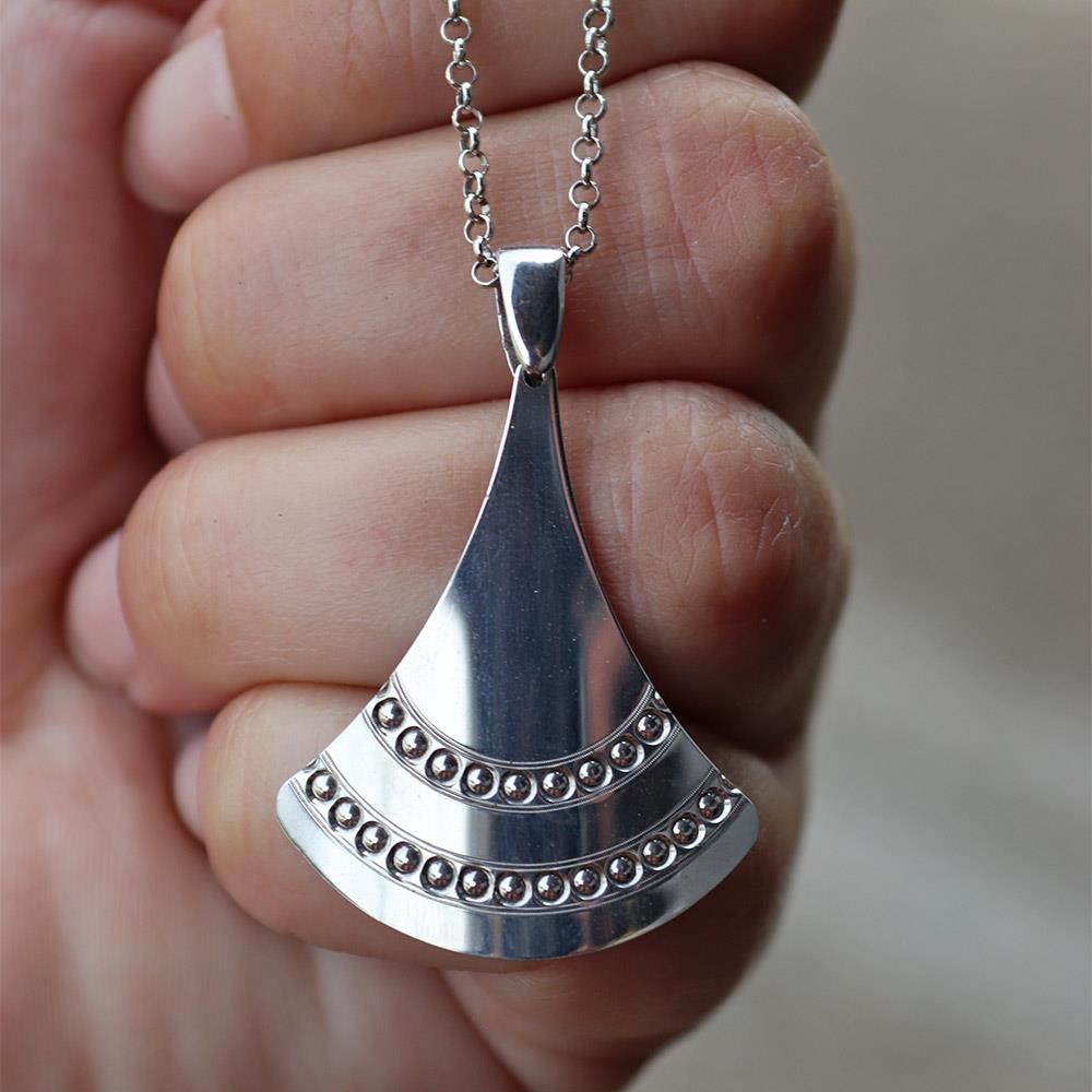 Fanfare Necklace in Sterling Silver