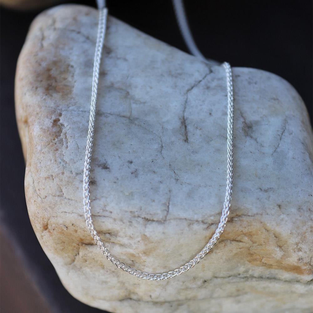 Wheat Chain 1.25mm in Sterling Silver - 18"