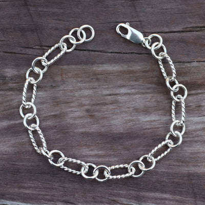 Twist Oval Link Bracelet 310