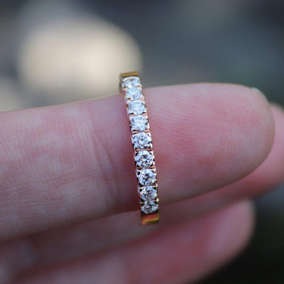 Fishtail Diamond Band (0.45ctw) in 14k Rose Gold by DP