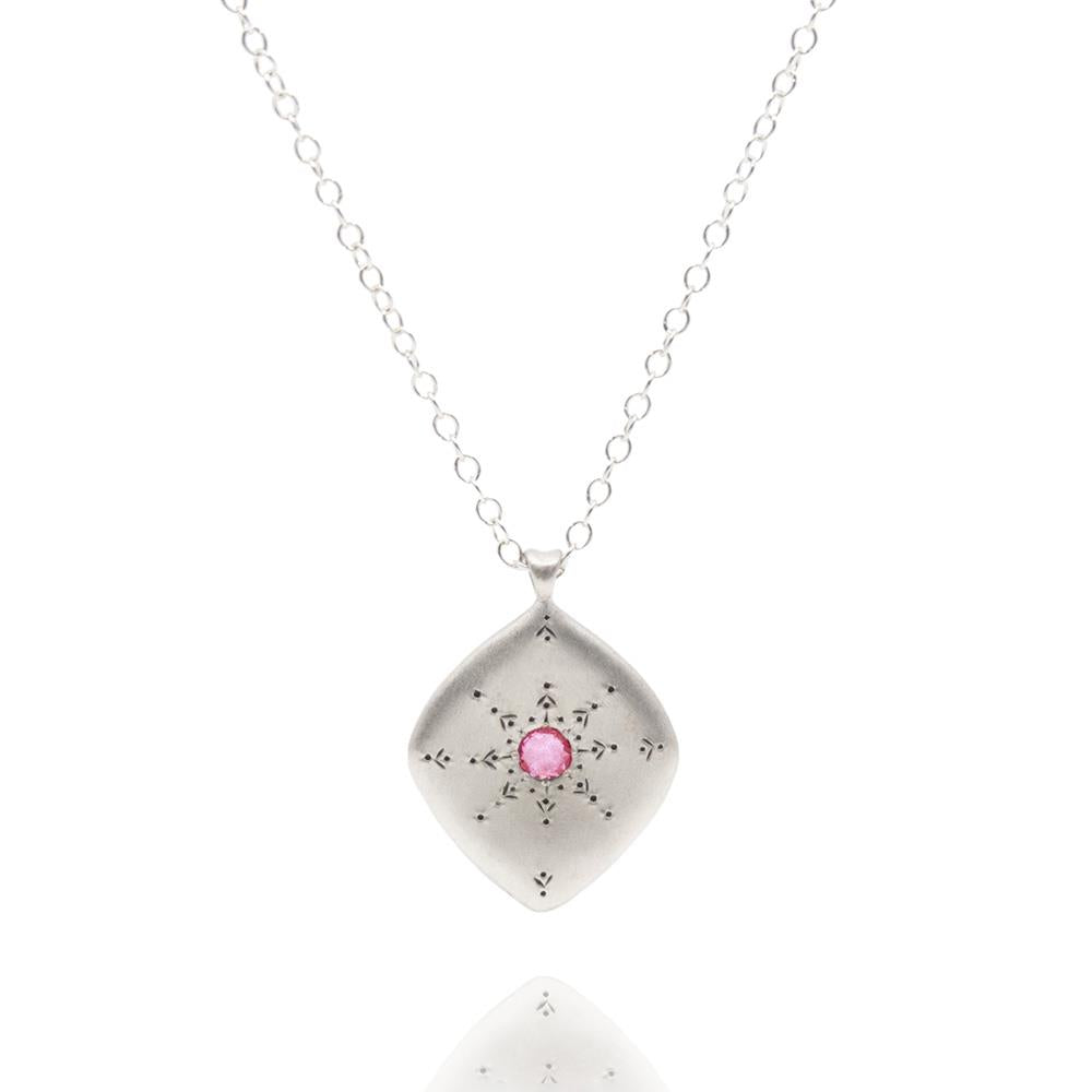 Adel Chefridi Stargaze Pink Sapphire Necklace