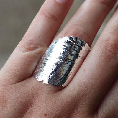 Leafy Wrap Ring in Sterling Silver