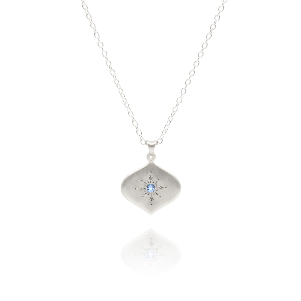 Adel Chefridi North Star Aquamarine & Diamond Necklace