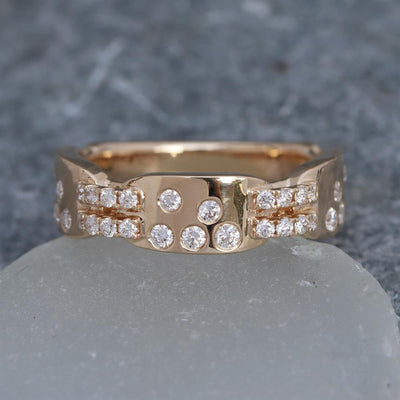 Making Connections Diamond Ring in 14k Yellow Gold