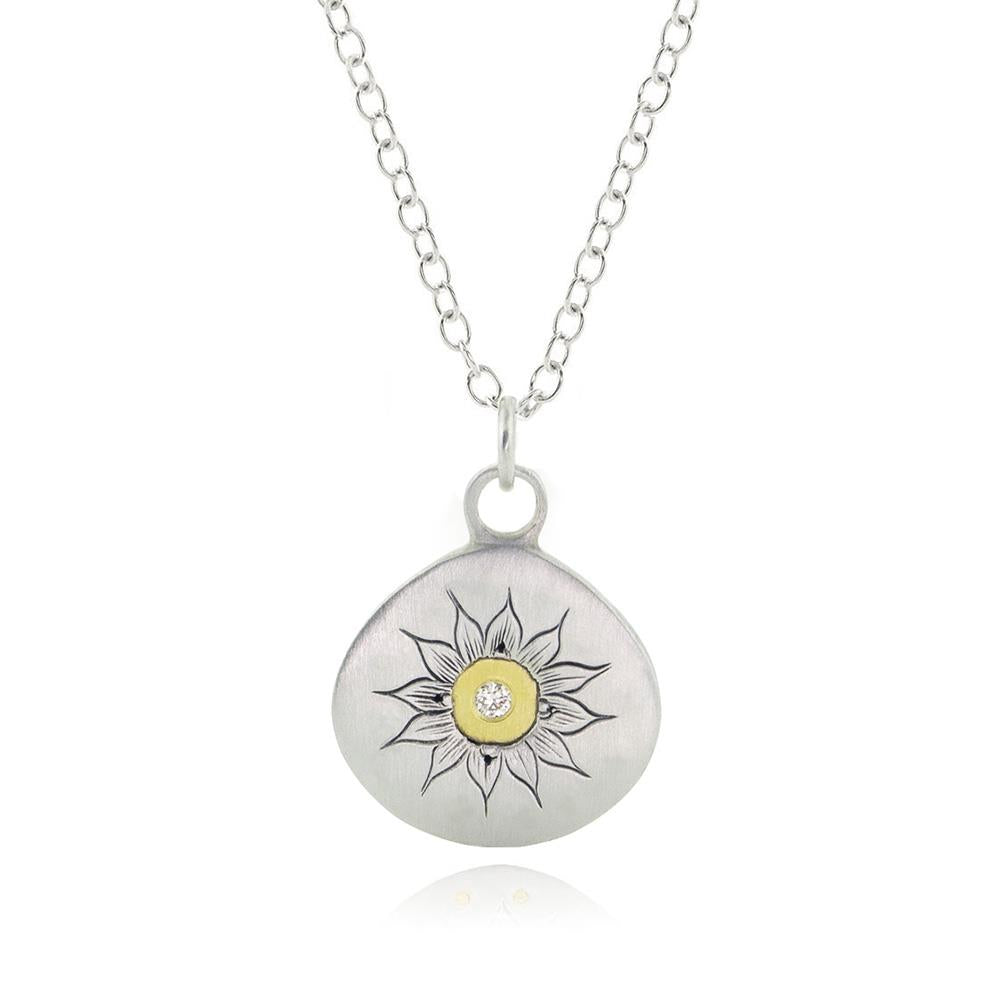 Adel Chefridi Soleil Diamond Charm Necklace