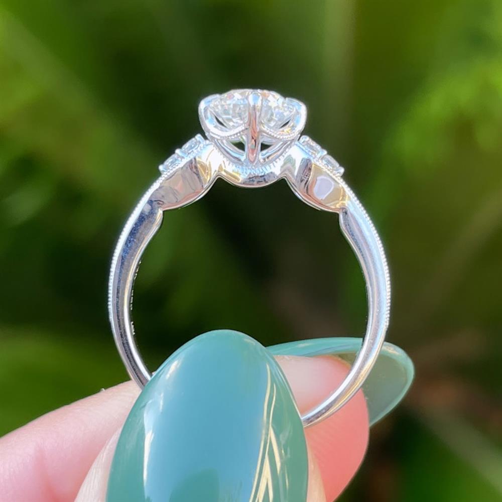 Timeless Love 1ct Lab Grown Diamond Engagement Ring in 14k White Gold