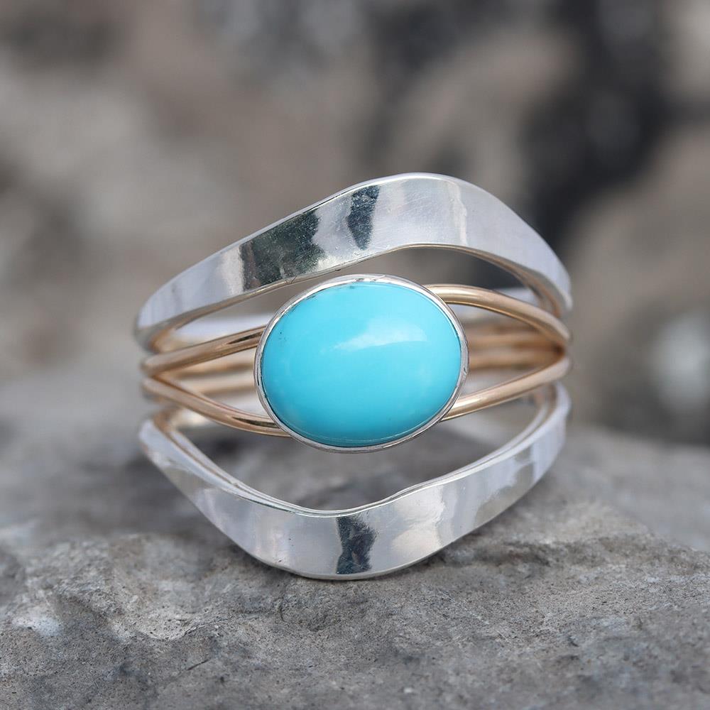 Watchful Turquoise Ring by Peter James