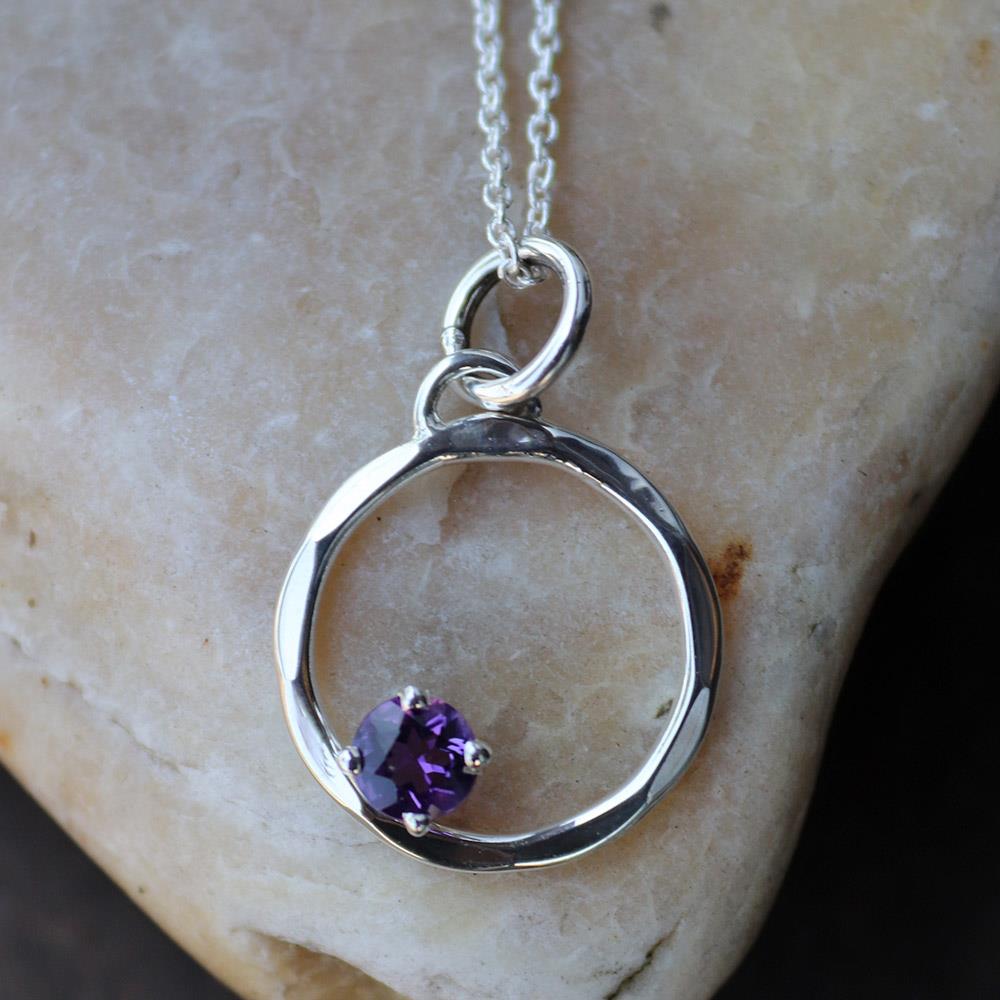 You're a Gem Amethyst Pendant in Sterling Silver