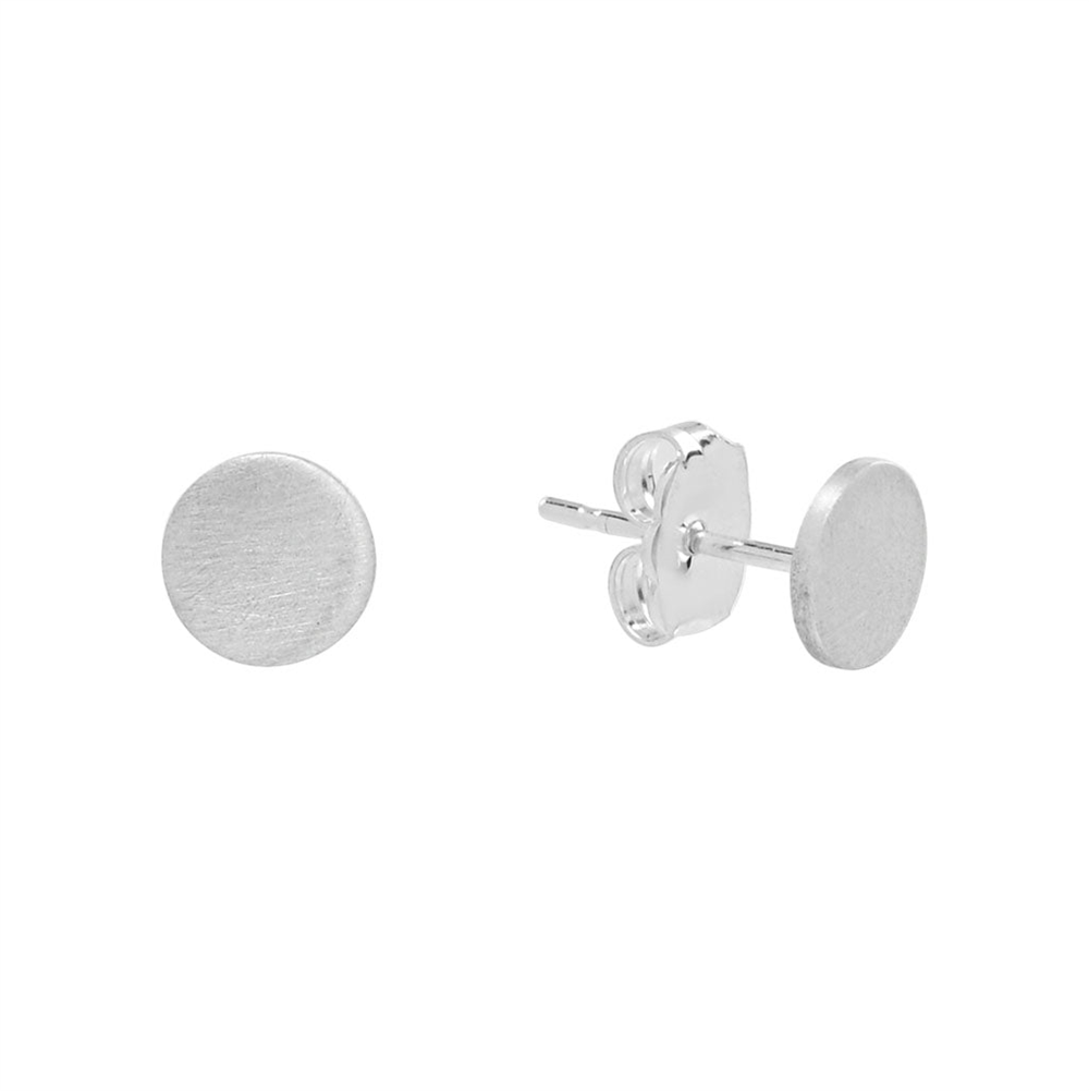 Peter James The Circle Post Earrings in Sterling Silver