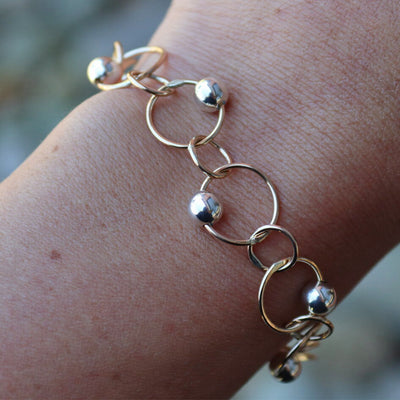Large and Small Links Bracelet 206