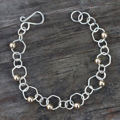 Small Hexagon Handcrafted Bracelet 303