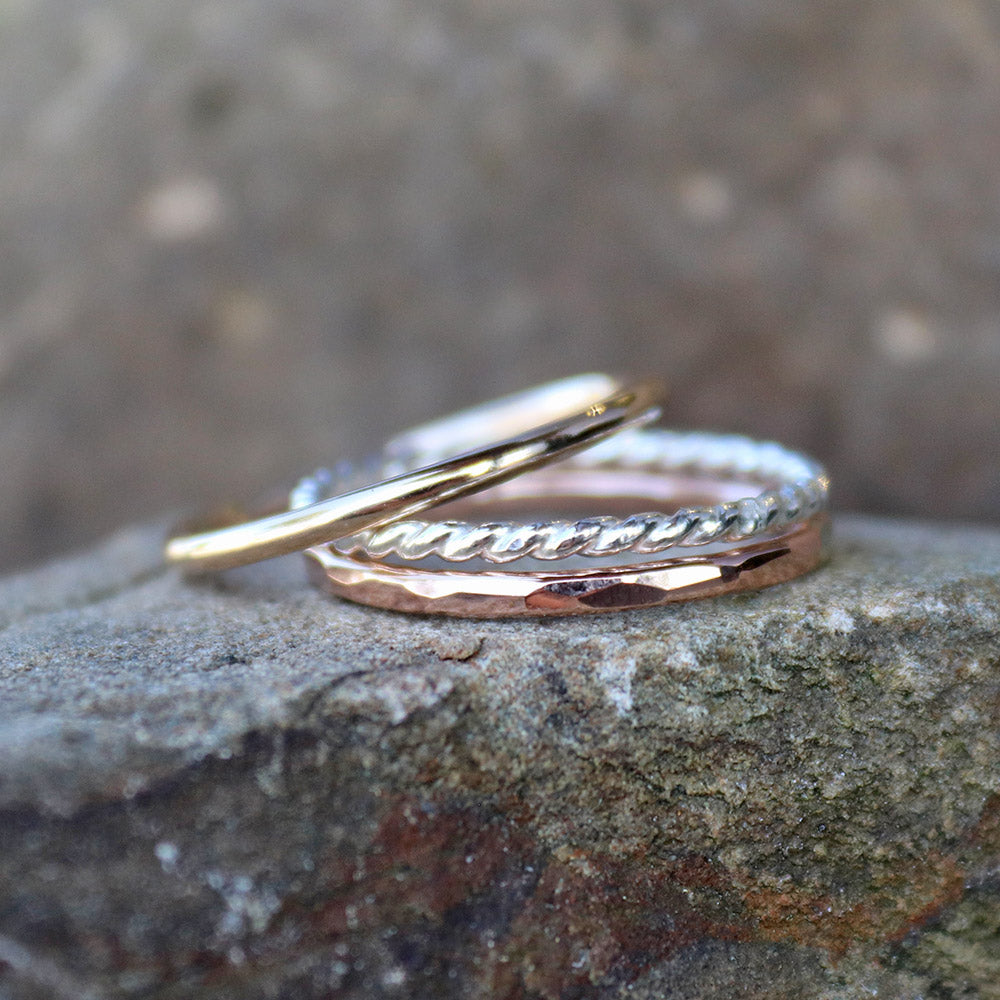 Handcrafted Classic Stack Ring – DP Jewelry Designs